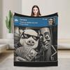 John Pork Triple T Sahur Is Calling Back To School Flannel Blankets Winter  Warm Soft Throw Blanket Bed Bedspread Sofa Bed Cover