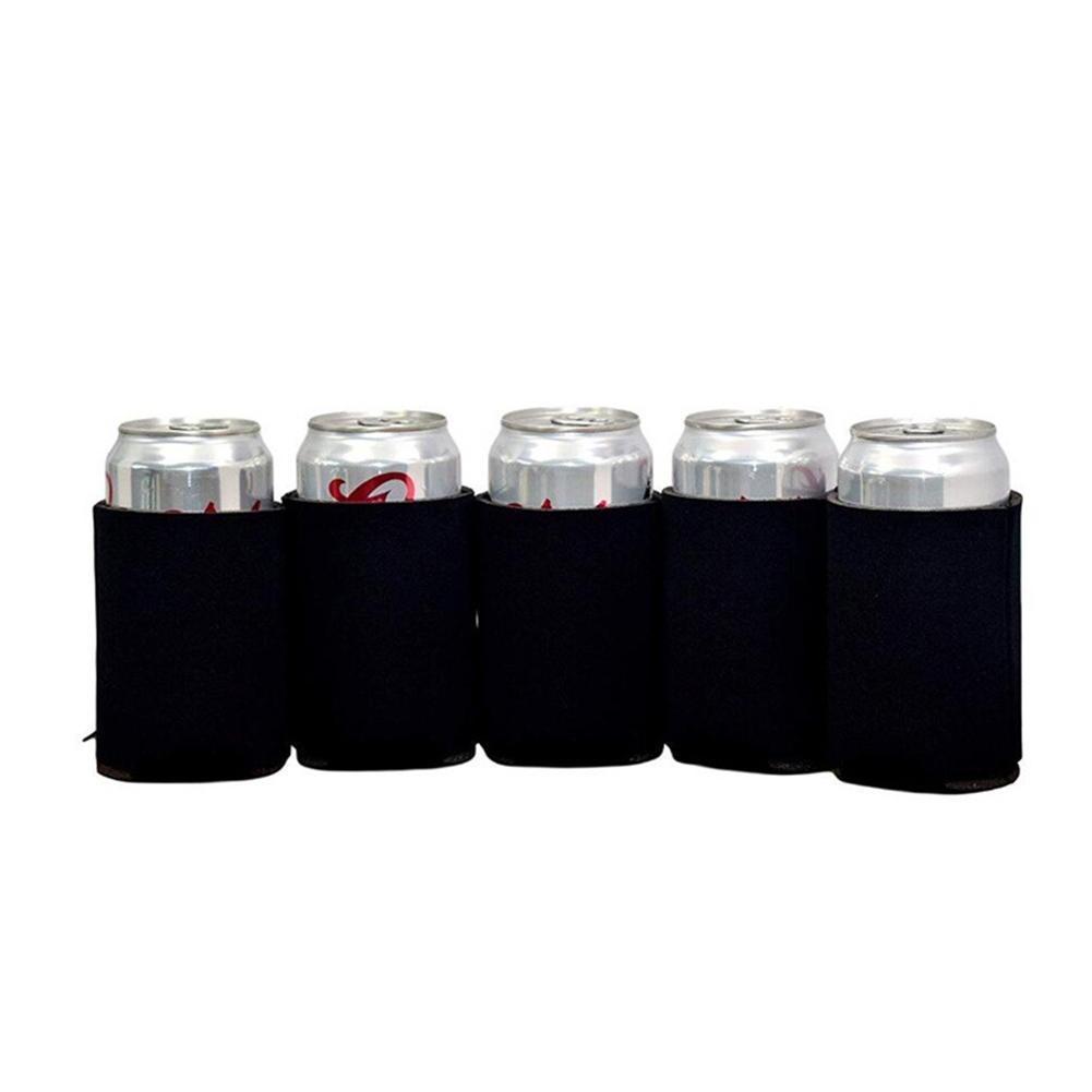 10xFoldable Insulated Beer Can Cooler Sleeve Covers Reusable Drink Covers