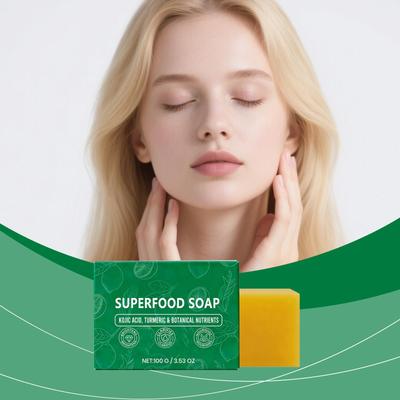 Natural Plant Extract Facial Soap - Mild Purifying for Skin Impurities, Gentle Oil Control & Silky Smooth Skin Feel