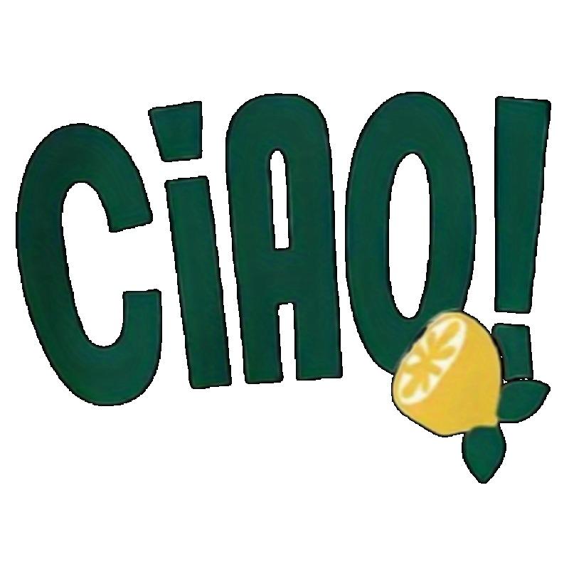 Oversized T Shirt Black Ciao Text And Lemon Print Casual Wear For Women