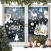 Christmas Window Glass Static Electricity Christmas Decoration Film Christmas Tree Stickers