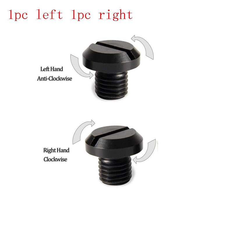 

M10x1.25 Left-Hand / Right-Hand Thread Mirror Hole Plugs Cap For BMW DUCATI YAMAHA MT-07 FZ07 MT09 FZ09 Hypermotard 821 XSR900 1pc left 1pc right