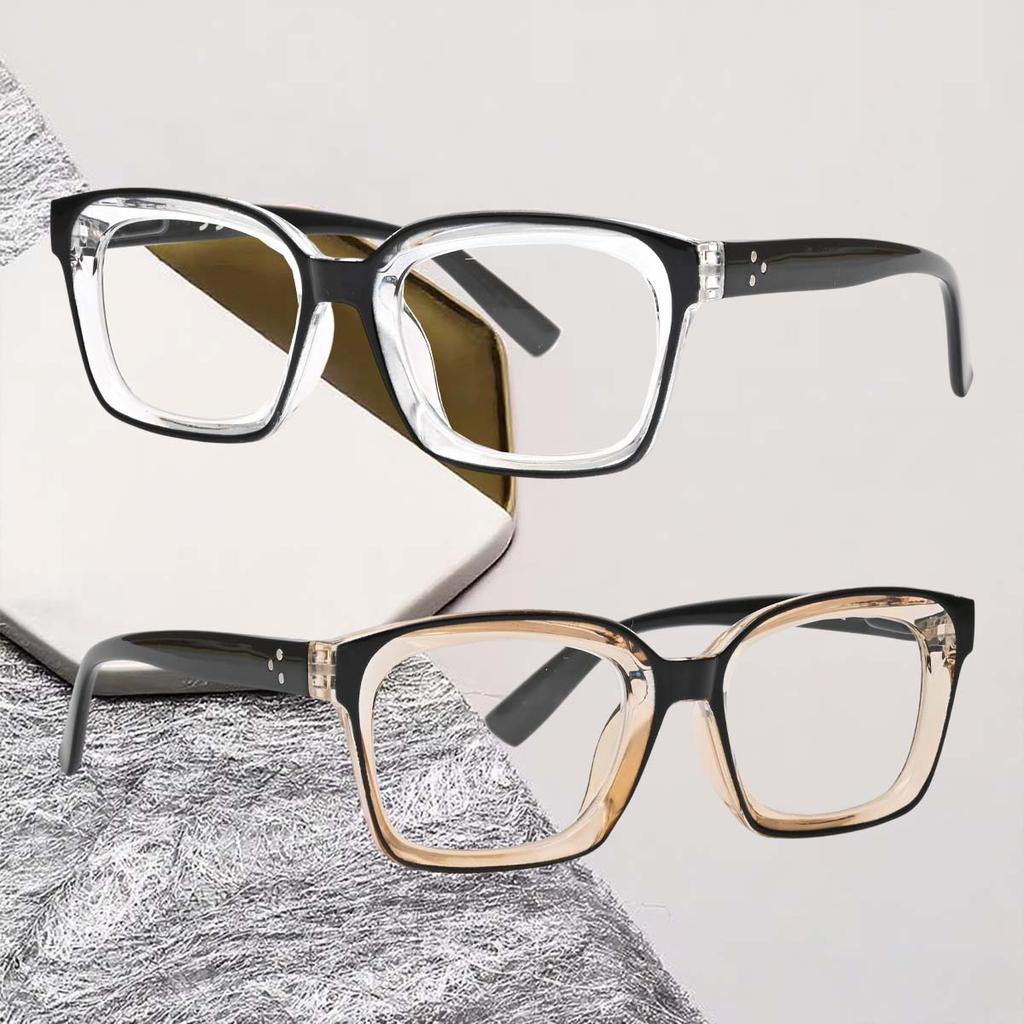 Retro Trend Reading Glasses New Designer Blue Anti Light Far Sight Eyeglasses for Women Men HD Eyeglasses