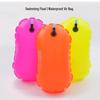 WEZHO Fluorescent Green Safety Swim Buoy with Storage