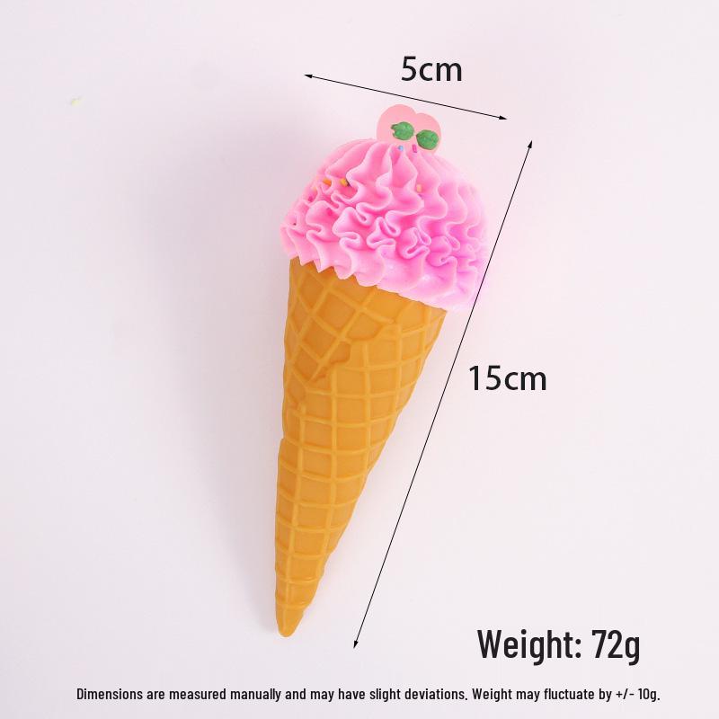 Waffelhörnchen-Modell - Dekorationsobjekt für gefälschtes Eisgeschäft, DIY-Handspielzeug.