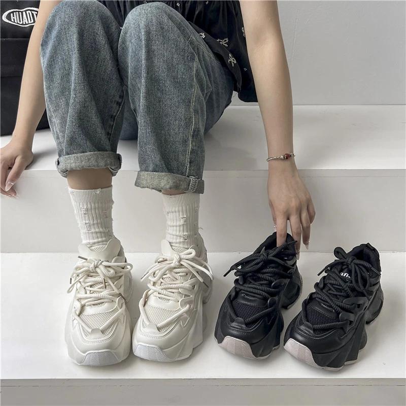 Aummer Lässige Damen Laufschuhe Atmungsaktiv Winter Damen Joggingsneaker Leicht Rutschfest Mode Dicke Sohle Damen Schuhe