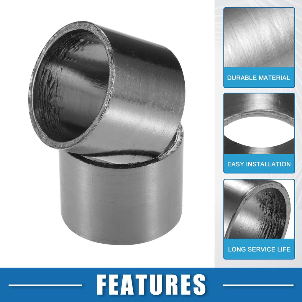 A ABSOPRO Motorcycle Exhaust Air Muffler Pipe Gasket 35mm Inner Diameter 40mm Outer Diameter