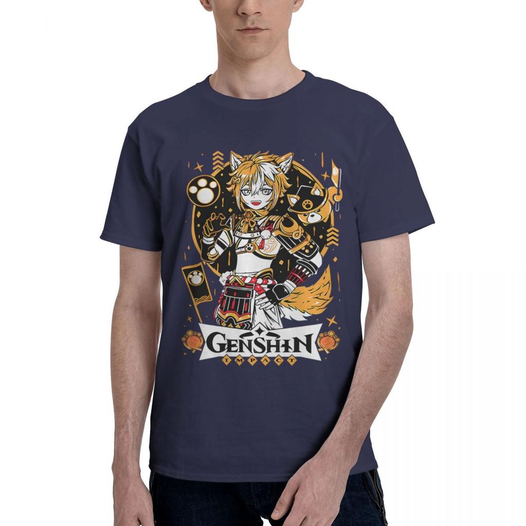 Genshin Impact Gorou 100 Cotton Casual Breathable Confortable Summer New Gifts And TShirts Mens Gifts