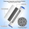 Hand Shower Filters Set of 10 Replacement Filters for Hard Water Remove Chlorine and Harmful Substances More Effectively