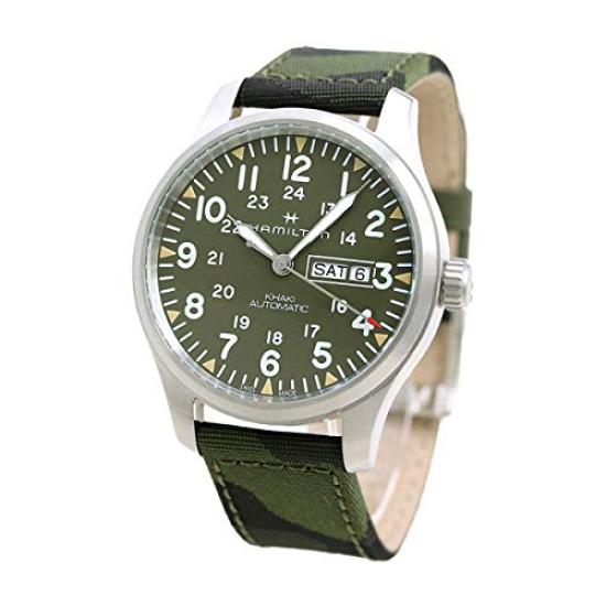 

HAMILTON Watch Khaki Field Day Date Auto Camouflage Black H70535061 [Hamilton] Men s [Item]