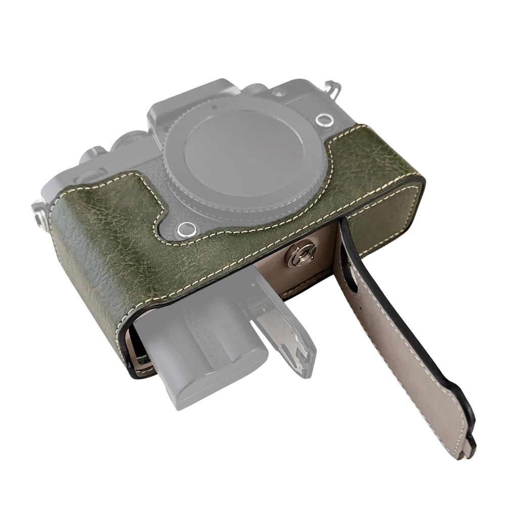 Portable Camera Protective Case Retro Style Camera Case Carry Bag Opening Bottom Design with