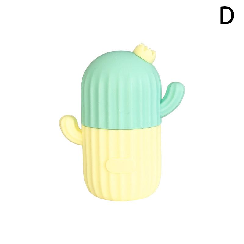 

Ледяная решетка для лица в форме кактуса, силиконовая форма для кубиков льда, замораживающий роликовый массажер для лица, многоразовый роликовый инструмент для ухода за кожей с ледяным охлаждением