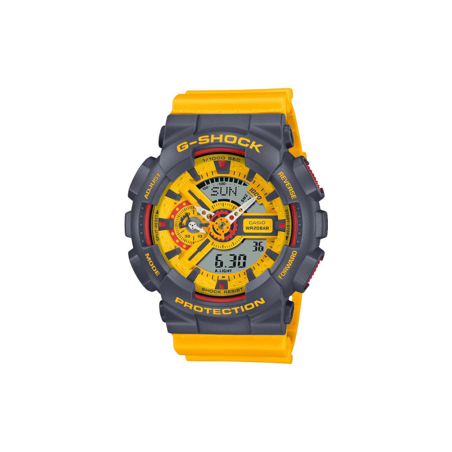 CASIO G-Shock GA-110Y-9A GA-110Y-9AJF Yellow Watch Dial