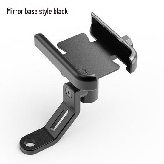 Aluminum Alloy Phone Holder for Motorcycle and Electric Bike Rearview Mirror
