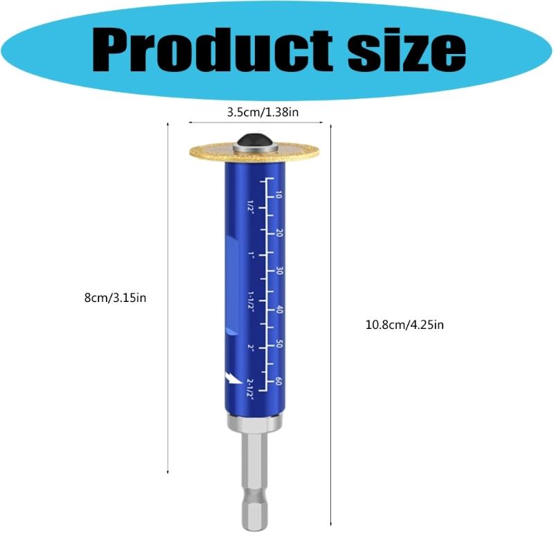 Accuracy Pipe Locator Tool for Accurate Cutting and Perfect Edges Improves Installation Quality Suitable for Various Projects