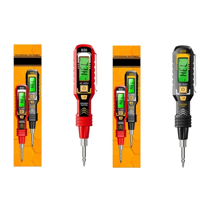 Digital Measuring Pen LCD Backlit Screen Voltage Test Meter Voltage Detectors Electrician Tool NCV Voltage Probes Tester