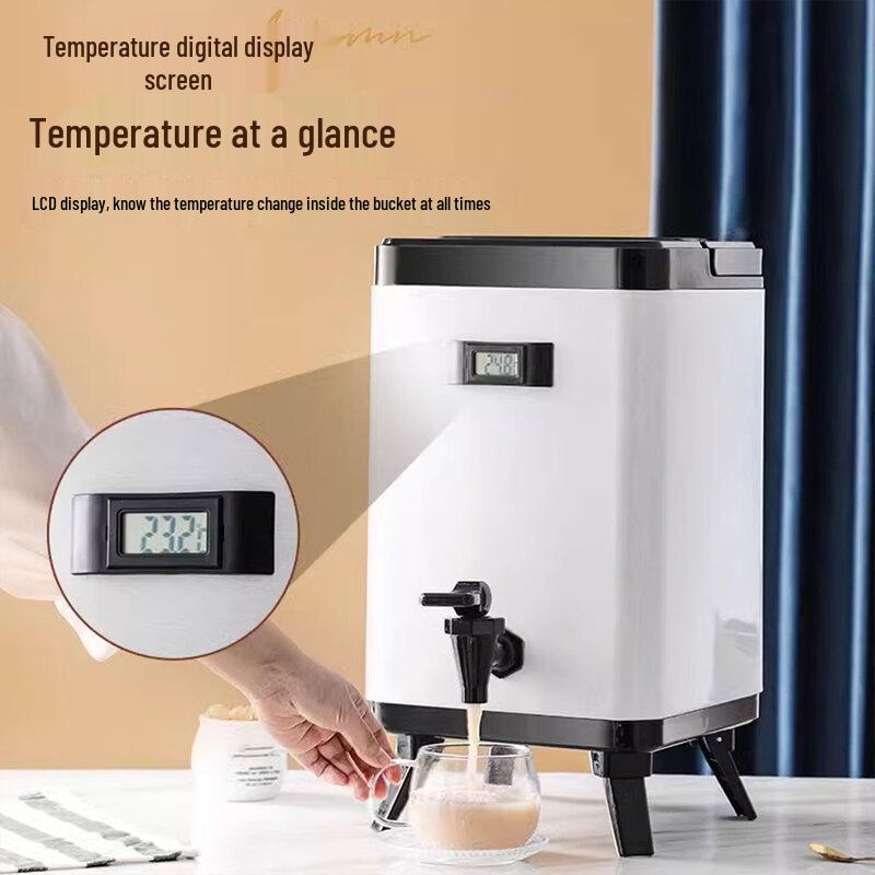 HPMILY Commercial 304 Stainless Steel Insulated Beverage Dispenser