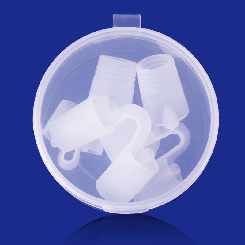 Portable Silicone Nasal Dilator Set: Soft, Breathable Anti-Snoring Nose Clips
