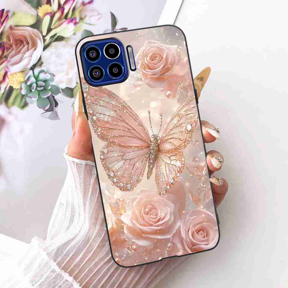 Für Motorola One 5G 6,7" Hülle Neueste Beliebte Drucke Silikon TPU Schwarze Abdeckung Für Motorola One MOTO ONE 5G Handyhüllen Bumper