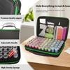 Diamond Painting Storage Box Container, 60-slot Bead Storage with 5D Diamond Art Accessories and Tool Kit Shockproof Jar Jewelry Bead Flash Rhinestone