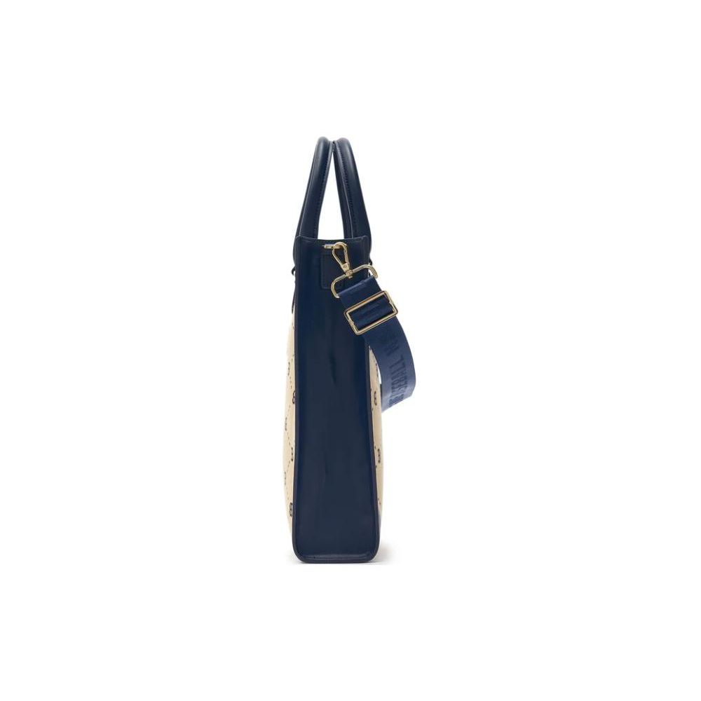 MLB New Full Print Vintage Metal Logo PVC Tote Bag Shopping Bag Shoulder Crossbody Handbag Medium Unisex tote bags Khaki 7ACRMD24NGP001-43BGS