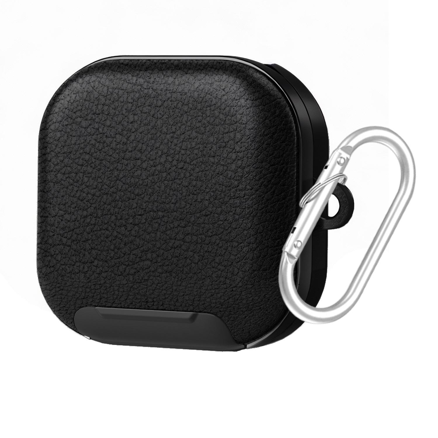 

Samsung Buds 4 Leather Texture Protective Earphone Case with Bracket Samsung Buds 4/4 Pro