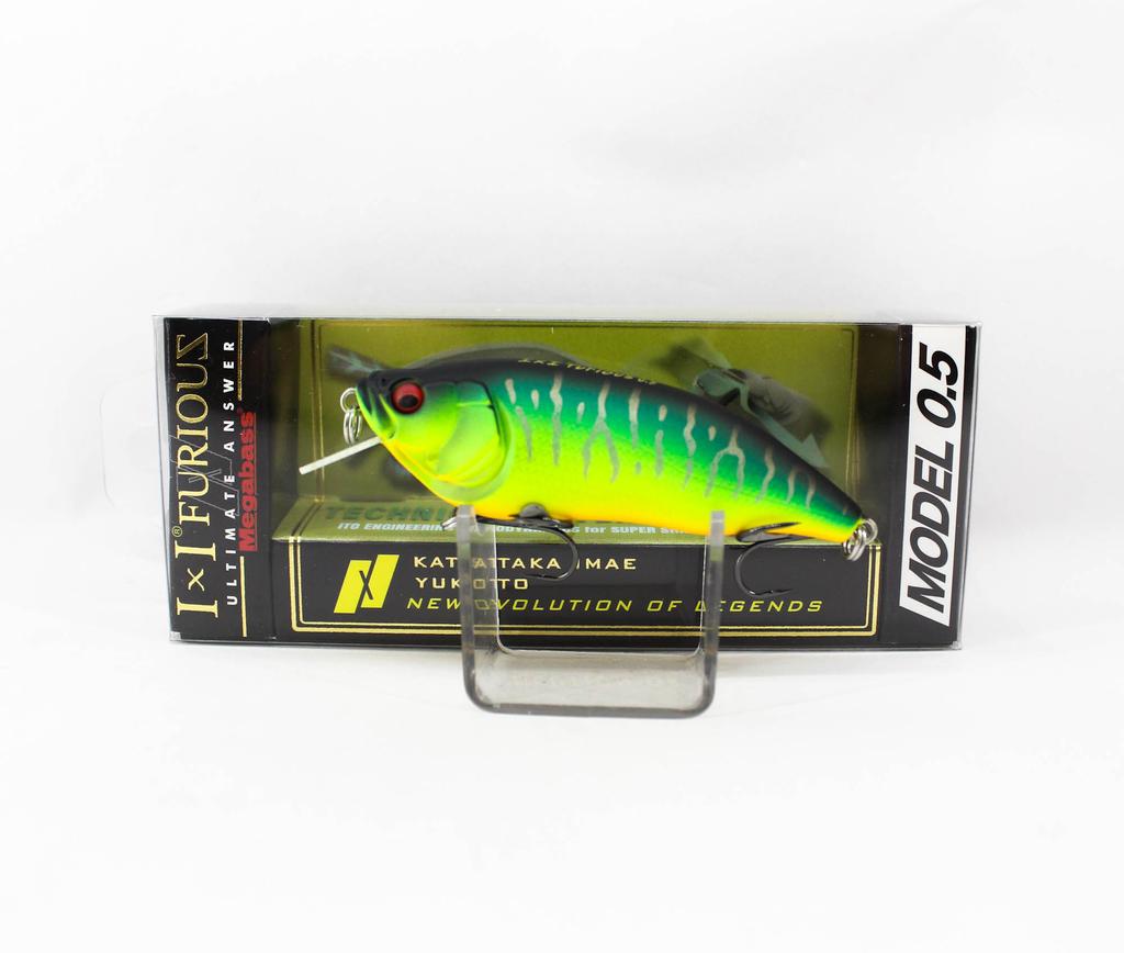 Megabass IXI Furious 0.5 64 mm 1/4 oz Momeală plutitoare Tiger (2284)