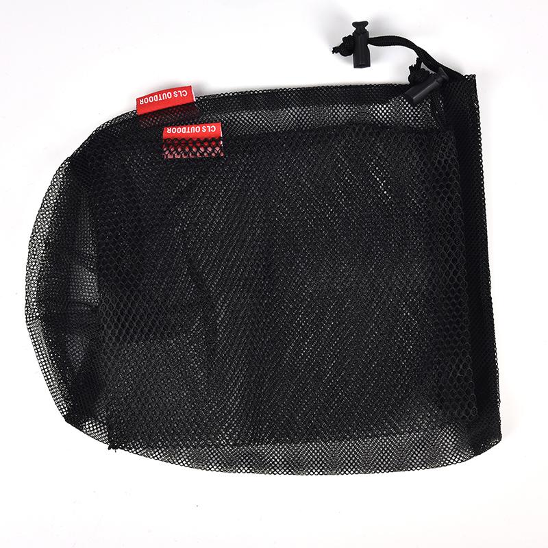 Nylon Mesh Drawstring Bag For Cutlery Bottle Pot Pan Kettle Mesh Storage Bag