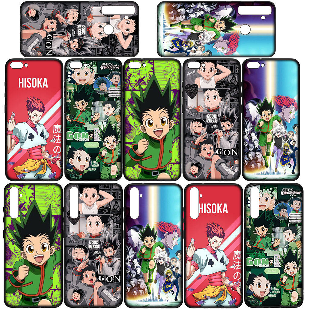 for Samsung Galaxy S25 S24 S23 iPhone 17 16 15 Xiaomi Redmi Note 14 13 12 11 Plus Pro Max XR Case Gon Freecss Hunter X Hunter Killua OPPO Huawei Cover