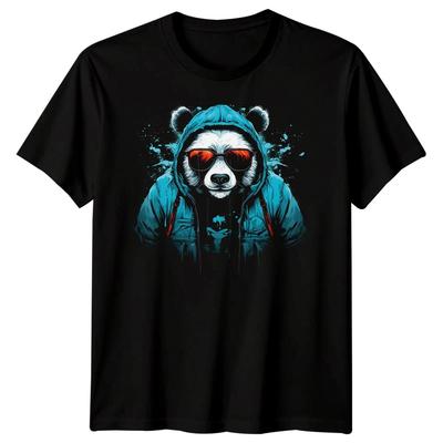 Bär Stadttiere Herren T-Shirt Cooler Grafik Hoodie