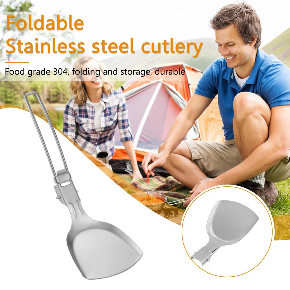 Folding Outdoor Cooking Set Strainer/Shovel Camp Cooking Utensil Set Travel Cooking Set Outdoor Camping Gear Cooking Accessories type b