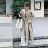 Spring Apricot Trench Coat Long Coat for Women Loose Large Size Design Drawstring Waist Trench Coat