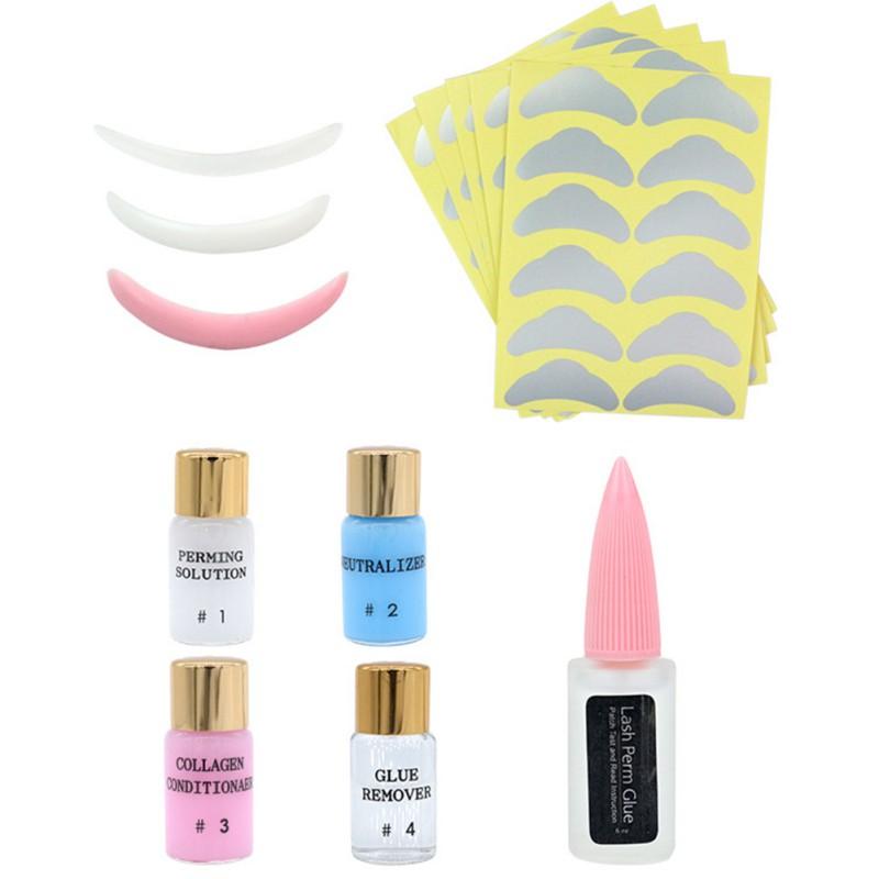 Eyelash Curling Kit Eyelash Perming Solution Eyelash Cleanser