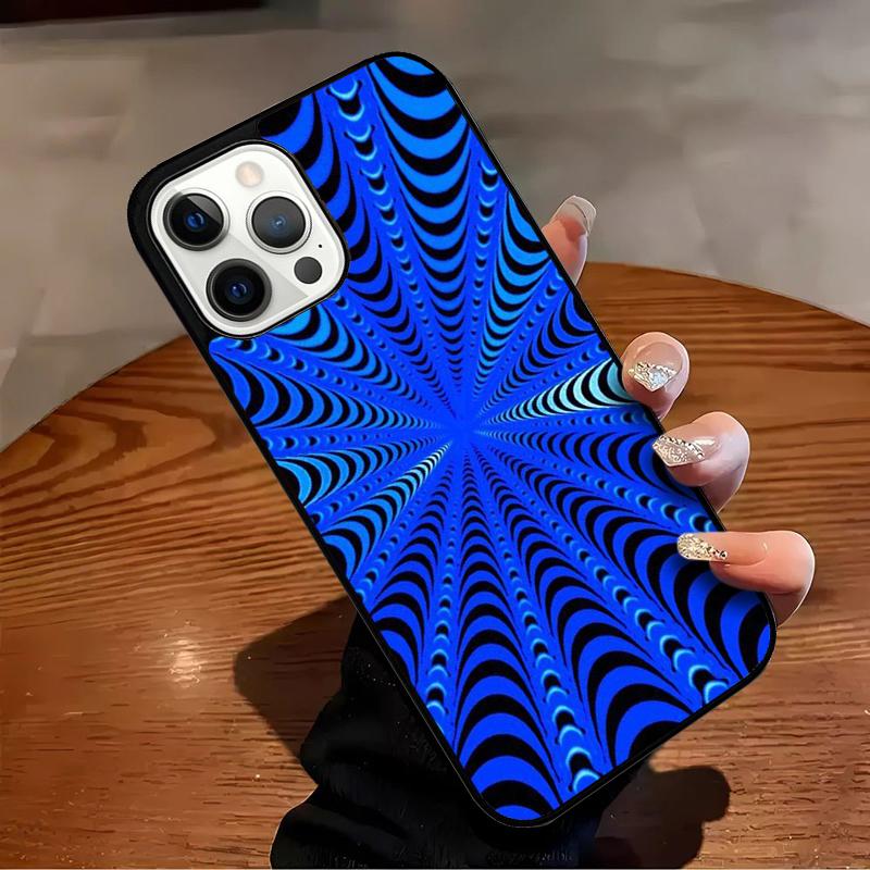 Optical Illusion Print Phone Case For iPhone 17 Air 16 15 14 13 12 11 Pro Max Max Plus Bumper Case Cover