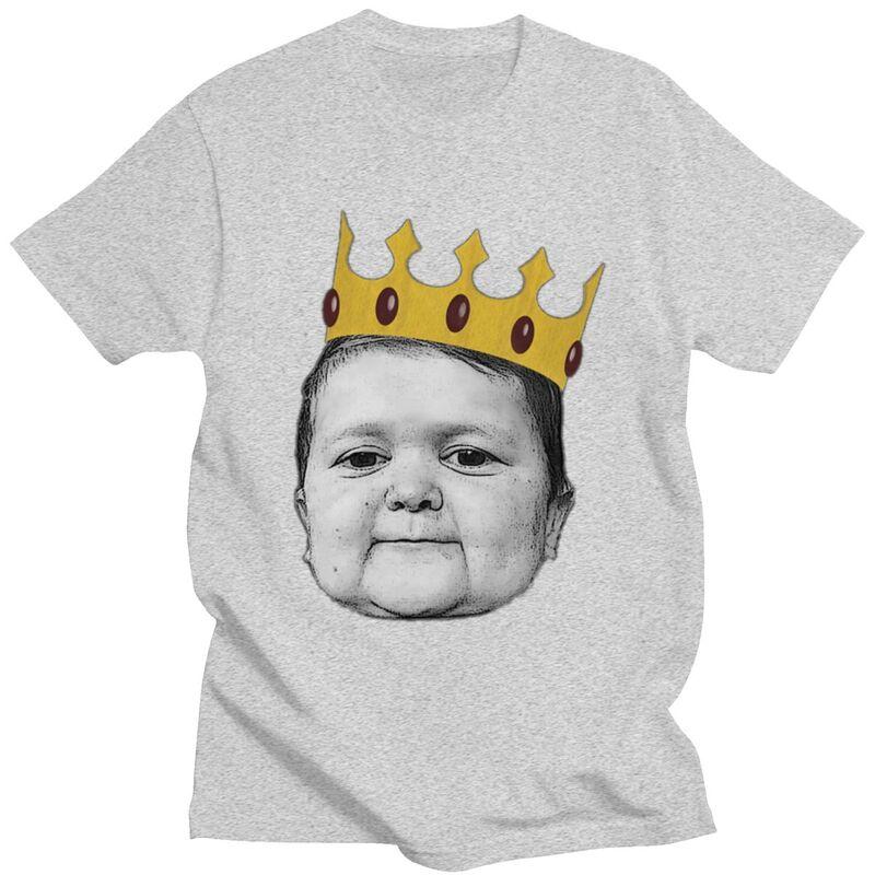 Custom Hasbulla Magomedov Crown Meme T Shirt ShortSleeve Cotton Tshirt Leisure Hasbulla Fighting Meme Tees Slim Fit Clothing