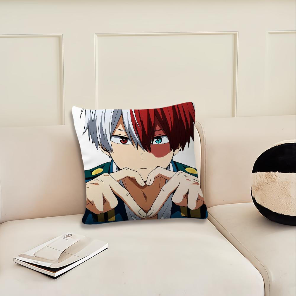 Anime M-Meine H-Heldenakademie Shoto Todoroki Kissenbezug Wohnzimmer Kopfteil Büro Schlafzimmer Kissen Sofa Nickerchen Kissenbezug