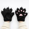 Cartoon Plush Cat Paw Gloves Furry Animal Claw Mittens Cute Cosplay Costume Gloves  Gifts