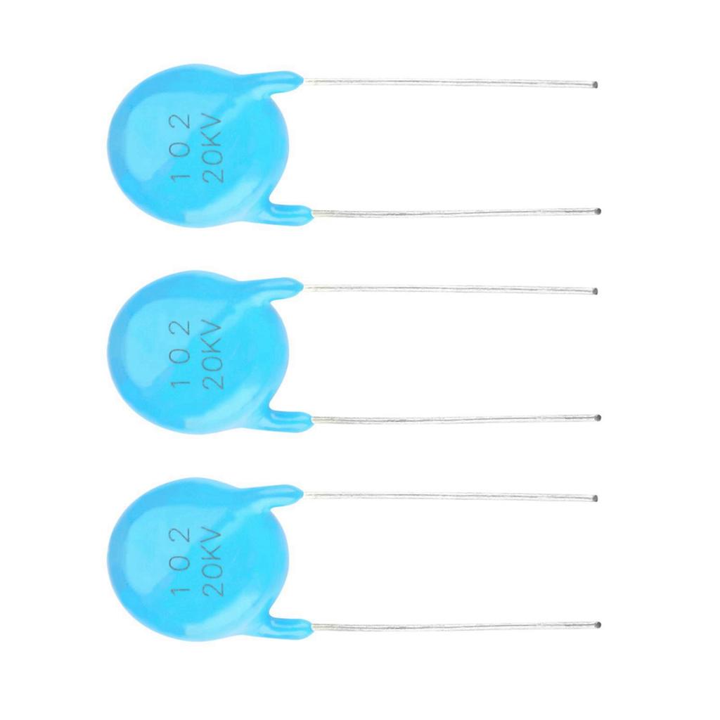 20pcs 20KV 1nF 0.001uF 1000pF 102 High Voltage Ceramic Capacitor Kit