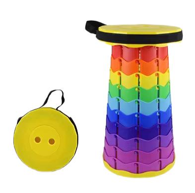 CE Certified Collapsible Stool with Round Modern Design for Garden Outdoor Use Portable Folding Paper Seat 12kg