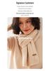 Women's 100% Pure Cashmere Scarf - New Autumn/Winter Style, High-Grade Solid Color, Warm and Stylish.