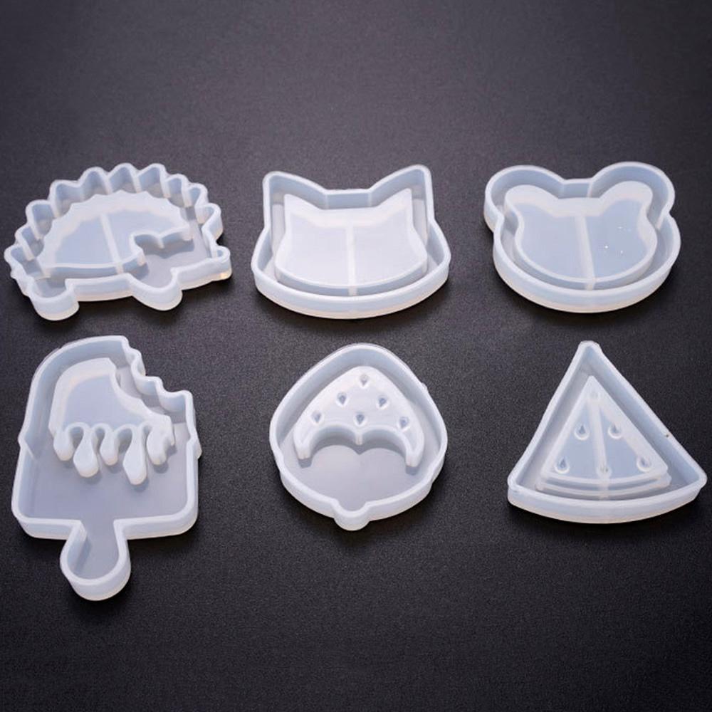 1 buc. Forme din silicon pentru agitator de căpșuni, matriță pentru bijuterii, matriță UV din rășină epoxidică, lanț cheie, pandantiv, artizanat, pentru realizarea de bijuterii, instrument de matriță