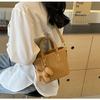 Trendy Bucket Bag For Women 2024 Spring New Fashion Minimalist High-end Handbag Shoulder Crossbody Bag