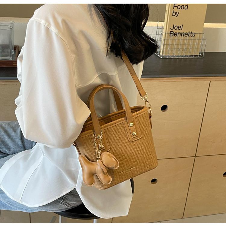 Trendy Bucket Bag For Women 2024 Spring New Fashion Minimalist High-end Handbag Shoulder Crossbody Bag