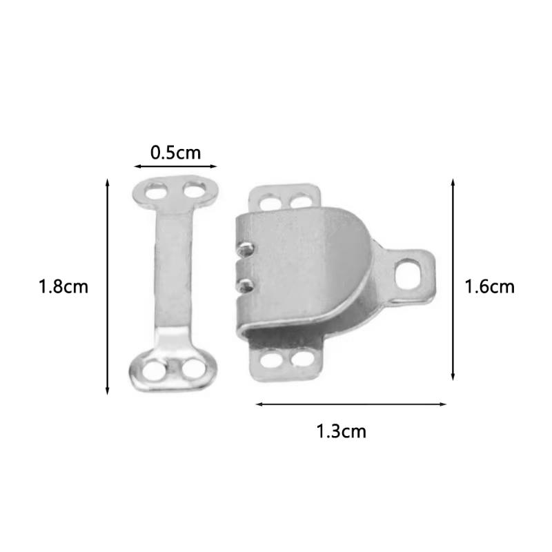 10/1PCS Metal Trousers Suit Pants Hook Button Skirt Trousers Garment Invisible Hook DIY Pants Adjustment Buckle Sewing Accessory