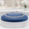 Yousheng Women Bracelet, Sparkling Cubic Zirconia Inlaid Bracelet with Claw-Setting Technology, Adjustable Chain Wristband for Jewelry
