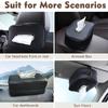 Fashionable PU Leather Car Sun Visor Tissue Box a Space-saving Organizer for Vehicle Car Tissue Holder Car Interior Accessories
