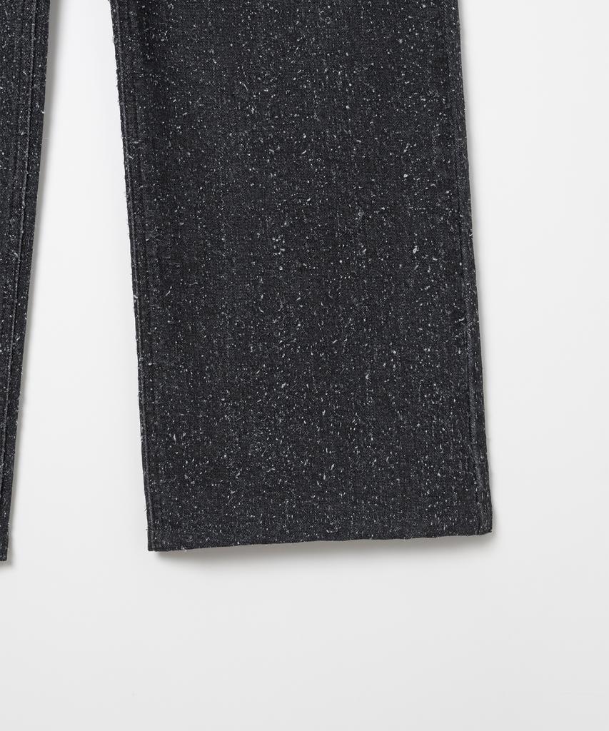 MILLO WOMEN Boucle Straight Jeans [Black]