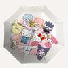 1pc Hello Kitty Characters Group Umbrella with Plastic Handle,Suitable for All Seasons Home Travel Outdoor UmbrellaSanlio311