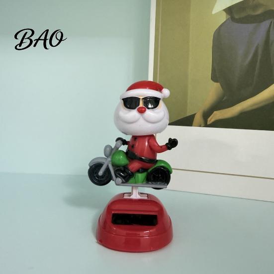 Funny Snowman Desk Decor Solar Powered Dancing Car Ornament, Creative Dashboard Christmas Cartoon Figure for Swing Figures Cars Auto Interior