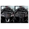 5x Carbon Fiber Steering Wheel Cover Trim for Dodge Challenger Charger 2015-